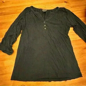 POLO JEANS COMPANY Ralph Lauren 3/4 sleeves shirt women L